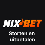 Nixbet Storten en uitbetalen